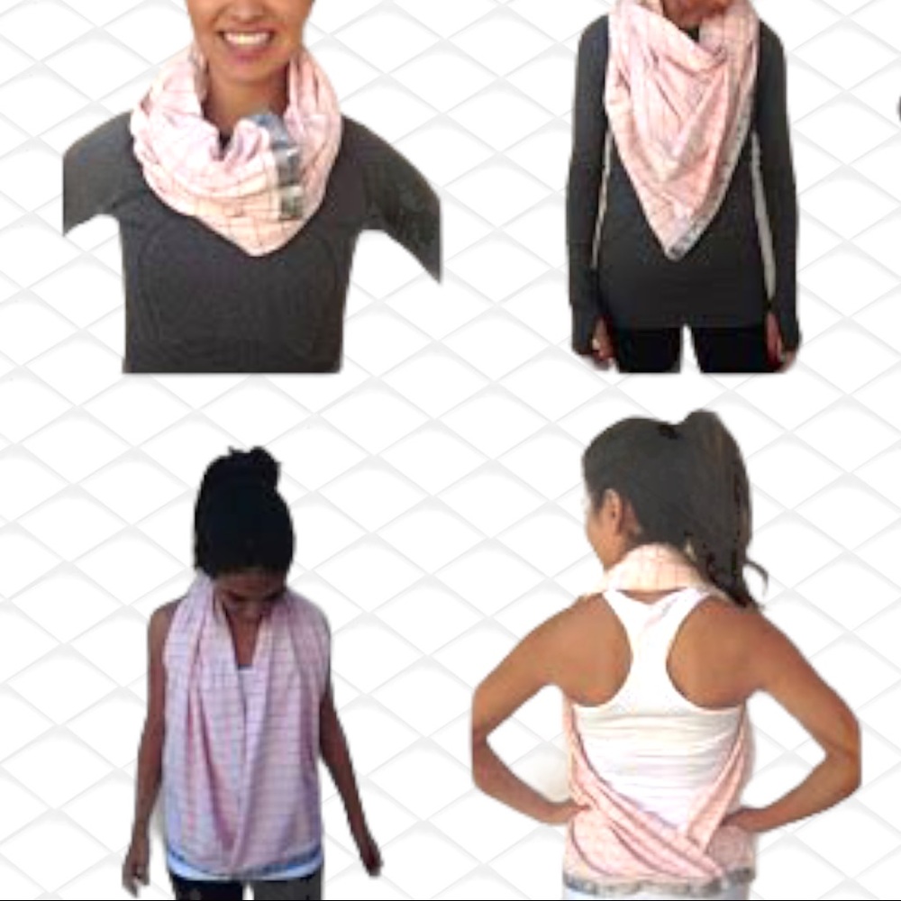 Lululemon Vinyasa Scarf Wrap Top One Size Cream - Picture 14 of 15